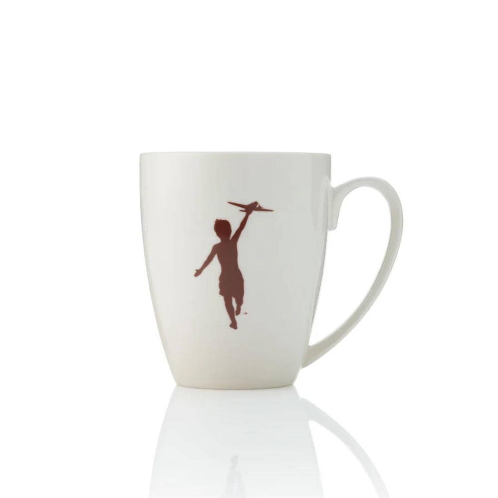 Storyville Porcelain Coffee Mug - white with brown logo. NEW